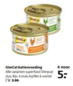 Aanbiedingen Gimcat kattenvoeding - Gim Cat - Geldig van 21/08/2017 tot 10/09/2017 bij Boerenbond