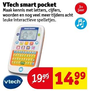 Aanbiedingen Vtech smart pocket - Vtech - Geldig van 22/08/2017 tot 27/08/2017 bij Kruidvat
