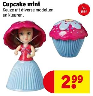 Aanbiedingen Cupcake mini - Huismerk - Kruidvat - Geldig van 22/08/2017 tot 27/08/2017 bij Kruidvat