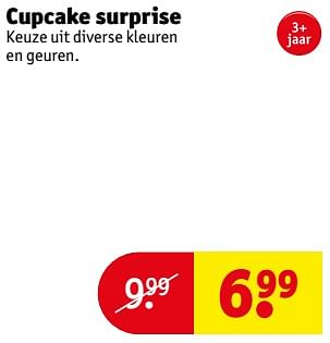 Aanbiedingen Cupcake surprise - Huismerk - Kruidvat - Geldig van 22/08/2017 tot 27/08/2017 bij Kruidvat