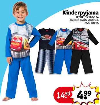 Aanbiedingen Kinderpyjama - Disney - Geldig van 22/08/2017 tot 27/08/2017 bij Kruidvat