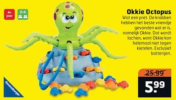 Aanbiedingen Okkie octopus - Huismerk - Trekpleister - Geldig van 22/08/2017 tot 03/09/2017 bij Trekpleister