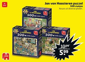 Aanbiedingen Jan van haasteren puzzel - Jumbo - Geldig van 22/08/2017 tot 03/09/2017 bij Trekpleister