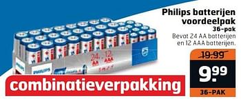 Aanbiedingen Philips batterijen voordeelpak - Philips - Geldig van 22/08/2017 tot 03/09/2017 bij Trekpleister