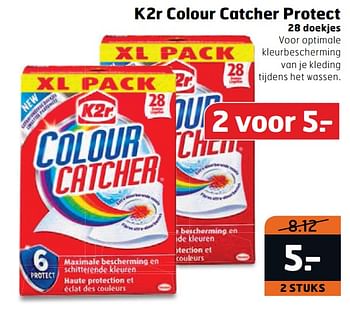 Aanbiedingen K2r colour catcher protect - K2R - Geldig van 22/08/2017 tot 03/09/2017 bij Trekpleister
