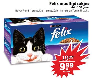 Aanbiedingen Felix maaltijdzakjes - Felix - Geldig van 22/08/2017 tot 03/09/2017 bij Trekpleister