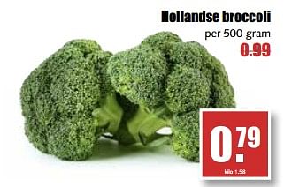 Aanbiedingen Hollandse broccoli - Huismerk - MCD Supermarkten - Geldig van 21/08/2017 tot 26/08/2017 bij MCD Supermarkten