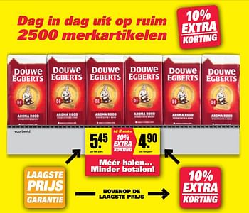 Aanbiedingen Douwe egberts - Douwe Egberts - Geldig van 21/08/2017 tot 27/08/2017 bij Nettorama