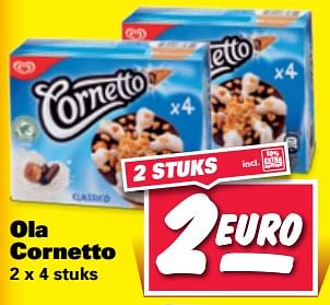 Aanbiedingen Ola cornetto - Ola - Geldig van 21/08/2017 tot 27/08/2017 bij Nettorama