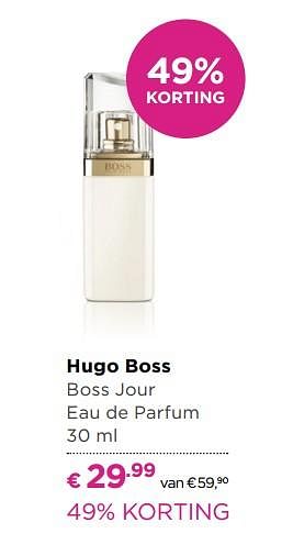 Aanbiedingen Hugo boss boss jour eau de parfum - Hugo Boss - Geldig van 21/08/2017 tot 10/09/2017 bij Ici Paris XL