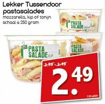 Aanbiedingen Lekker tussendoor pastasalades - Huismerk - Agrimarkt - Geldig van 21/08/2017 tot 26/08/2017 bij Agrimarkt