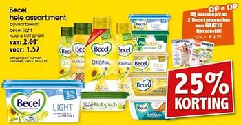 Aanbiedingen Becel hele assortiment - Becel - Geldig van 21/08/2017 tot 26/08/2017 bij Agrimarkt