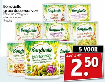 Aanbiedingen Bonduelle groenteconserven - Bonduelle - Geldig van 21/08/2017 tot 26/08/2017 bij Agrimarkt