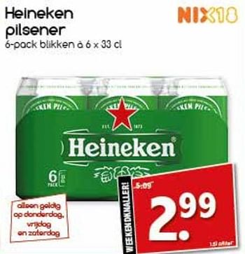 Aanbiedingen Heineken pilsener - Heineken - Geldig van 21/08/2017 tot 26/08/2017 bij Agrimarkt