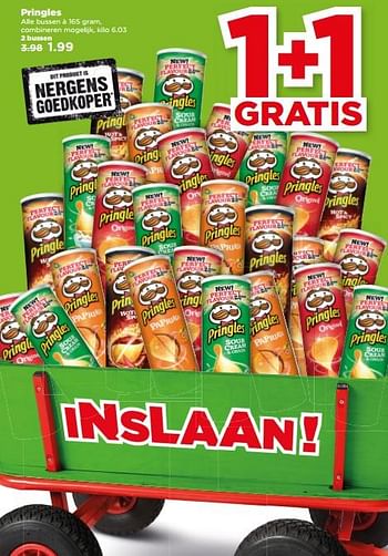 Aanbiedingen Pringles - Pringles - Geldig van 27/08/2017 tot 02/09/2017 bij Plus