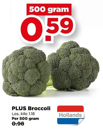 Aanbiedingen Broccoli - Huismerk - Plus - Geldig van 27/08/2017 tot 02/09/2017 bij Plus