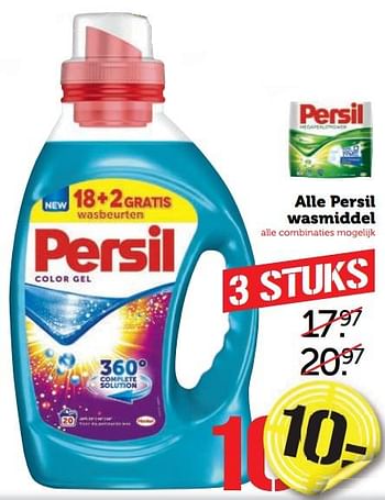 Aanbiedingen Alle persil wasmiddel - Persil - Geldig van 28/08/2017 tot 03/09/2017 bij Coop