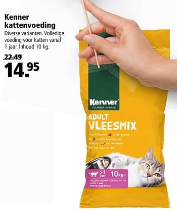 Aanbiedingen Kenner kattenvoeding - Kenner - Geldig van 28/08/2017 tot 10/09/2017 bij Welkoop
