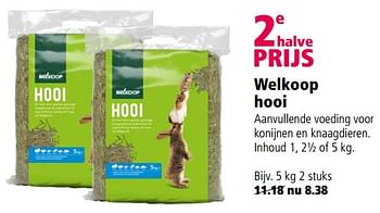 Aanbiedingen Welkoop hooi - Huismerk - Welkoop - Geldig van 28/08/2017 tot 10/09/2017 bij Welkoop