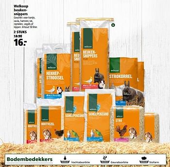 Aanbiedingen Welkoop beukensnippers - Huismerk - Welkoop - Geldig van 28/08/2017 tot 10/09/2017 bij Welkoop