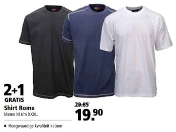 Aanbiedingen Shirt rome - Huismerk - Welkoop - Geldig van 28/08/2017 tot 10/09/2017 bij Welkoop