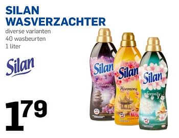 Aanbiedingen Silan wasverzachter - Silan - Geldig van 23/08/2017 tot 29/08/2017 bij Action