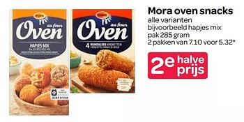 Aanbiedingen Mora oven snacks - Mora - Geldig van 24/08/2017 tot 06/09/2017 bij Spar