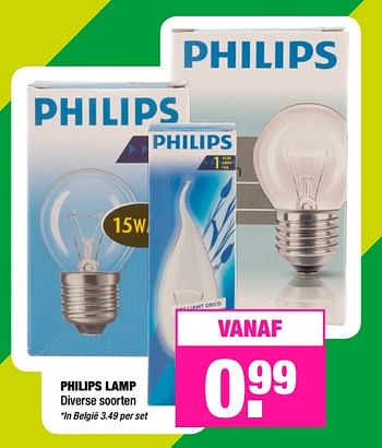 Aanbiedingen Philips lamp - Philips - Geldig van 28/08/2017 tot 10/09/2017 bij Big Bazar