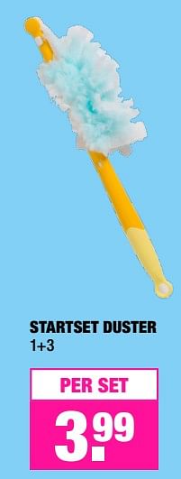 Aanbiedingen Startset duster - Huismerk - Big Bazar - Geldig van 28/08/2017 tot 10/09/2017 bij Big Bazar