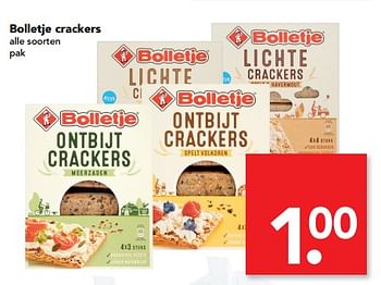 Aanbiedingen Bolletje crackers - Bolletje - Geldig van 27/08/2017 tot 02/09/2017 bij Deen Supermarkten