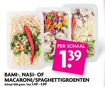 Aanbiedingen Bami-, nasi- of macaroni-spaghettigroenten - Huismerk - Deka Markt - Geldig van 27/08/2017 tot 02/09/2017 bij Deka Markt