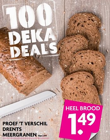 Aanbiedingen Proef `t verschil drents meergranen - Huismerk - Deka Markt - Geldig van 27/08/2017 tot 02/09/2017 bij Deka Markt