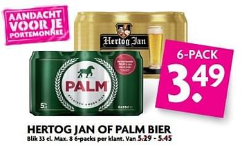 Aanbiedingen Hertog jan of palm bier - Huismerk - Deka Markt - Geldig van 27/08/2017 tot 02/09/2017 bij Deka Markt