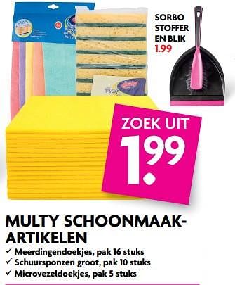 Aanbiedingen Multy schoonmaakartikelen - Huismerk - Deka Markt - Geldig van 27/08/2017 tot 02/09/2017 bij Deka Markt