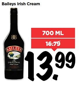 Aanbiedingen Baileys irish cream - Baileys - Geldig van 27/08/2017 tot 02/09/2017 bij Vomar