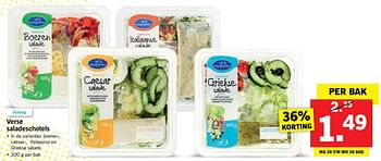 Aanbiedingen Verse saladeschotels - Saladinettes - Geldig van 27/08/2017 tot 03/09/2017 bij Lidl
