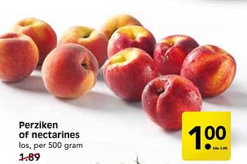 Aanbiedingen Perziken of nectarines - Huismerk - Em-té - Geldig van 27/08/2017 tot 02/09/2017 bij Em-té