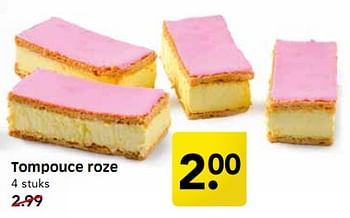 Aanbiedingen Tompouce roze - Huismerk - Em-té - Geldig van 27/08/2017 tot 02/09/2017 bij Em-té