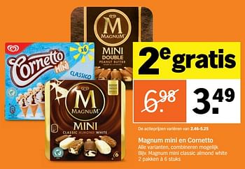 Aanbiedingen Magnum mini classic almond white - Ola - Geldig van 28/08/2017 tot 03/09/2017 bij Albert Heijn