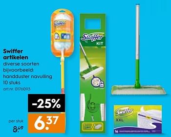 Aanbiedingen Swiffer artikelen - Swiffer - Geldig van 26/08/2017 tot 06/09/2017 bij Blokker