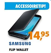 Aanbiedingen Flip wallet - Samsung - Geldig van 26/08/2017 tot 03/09/2017 bij Expert