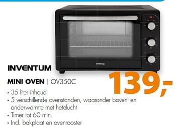 Aanbiedingen Inventum mini oven ov350c - Inventum - Geldig van 26/08/2017 tot 03/09/2017 bij Expert