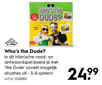 Aanbiedingen Who`s the dude - Identity Games - Geldig van 26/08/2017 tot 06/09/2017 bij Blokker