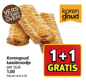Aanbiedingen Korengoud kaasbroodje - Korengoud - Geldig van 28/08/2017 tot 03/09/2017 bij Jan Linders