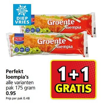 Aanbiedingen Perfekt loempia`s - Perfekt - Geldig van 28/08/2017 tot 03/09/2017 bij Jan Linders