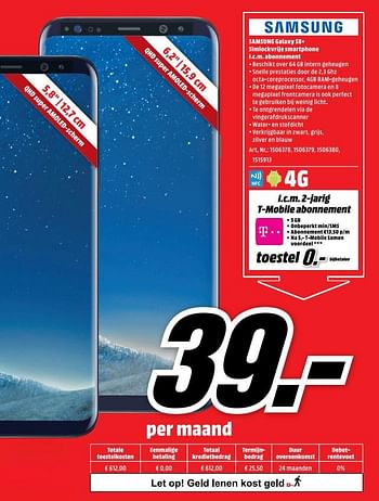 Aanbiedingen Samsung galaxy s8+ - Samsung - Geldig van 28/08/2017 tot 03/09/2017 bij Media Markt