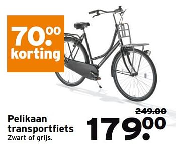 Aanbiedingen Pelikaan transportfiets - Pelikaan - Geldig van 28/08/2017 tot 03/09/2017 bij Gamma