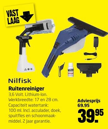 Aanbiedingen Nilfisk ruitenreiniger - Nilfisk - Geldig van 28/08/2017 tot 10/09/2017 bij Formido