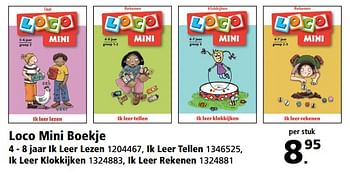 Aanbiedingen Loco mini boekje - Loco - Geldig van 28/08/2017 tot 24/09/2017 bij Intertoys