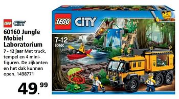 Aanbiedingen 60160 jungle mobiel laboratorium - Lego - Geldig van 28/08/2017 tot 24/09/2017 bij Intertoys